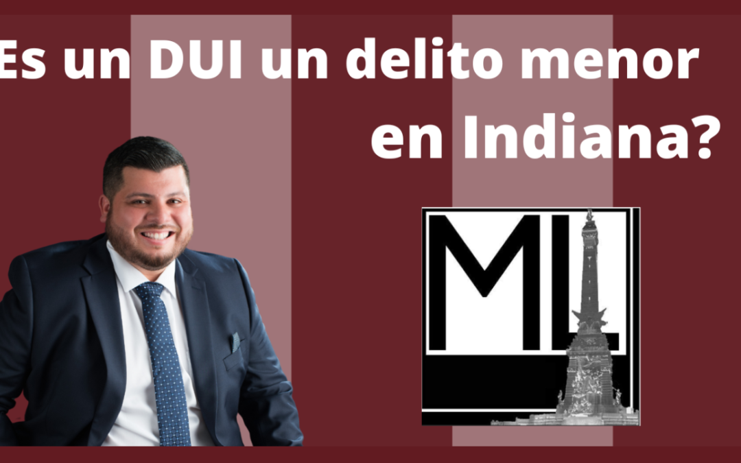 Cómo entender los cargos de DUI en Indiana