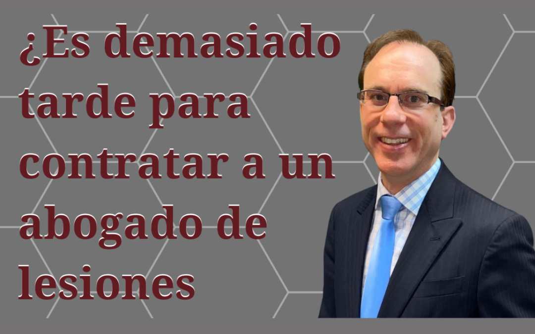 ¿Cuándo es demasiado tarde para contratar a un abogado de lesiones en Indiana?