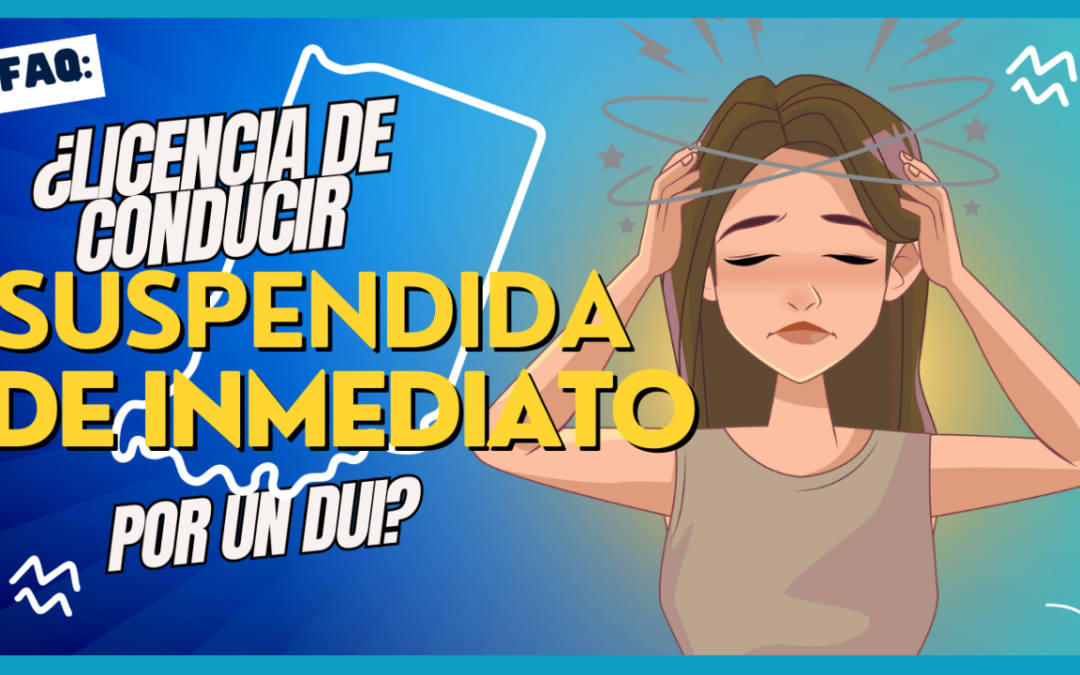 Cuando obtienes un DUI en Indiana, ¿En que momento se suspende tu licencia?