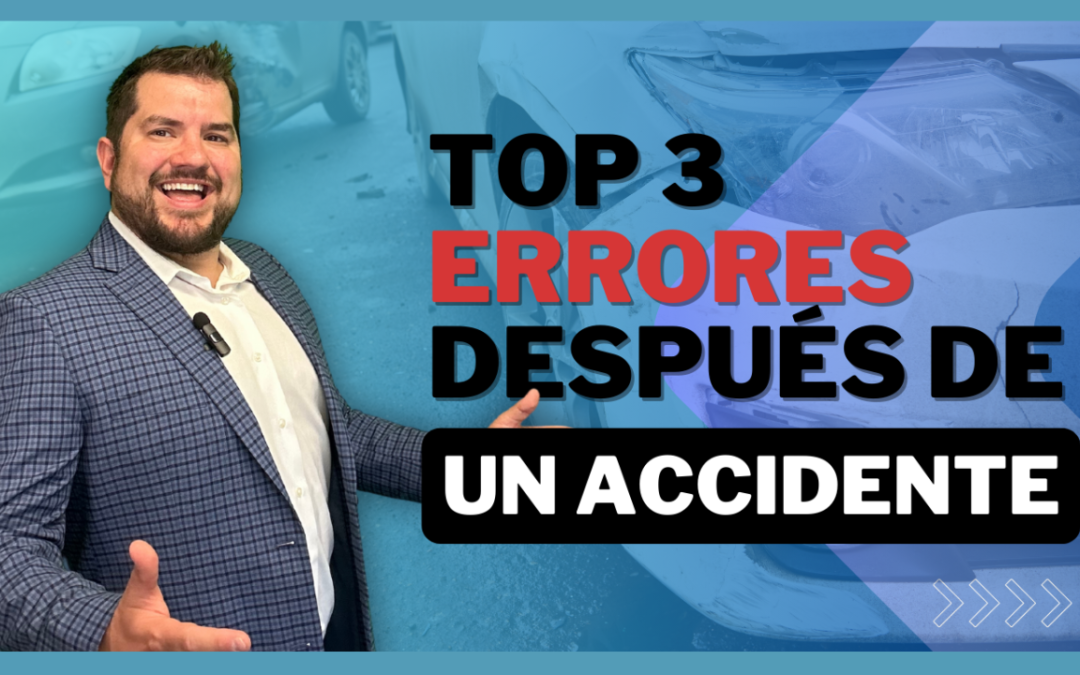 Evita Estos 3 Errores Costosos Después de un Accidente de Coche en Indiana: Asegura Tus Derechos y Maximiza Tu Reclamo